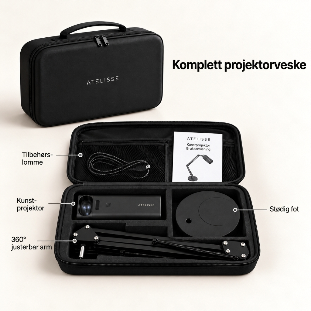 Komplett projektorveske