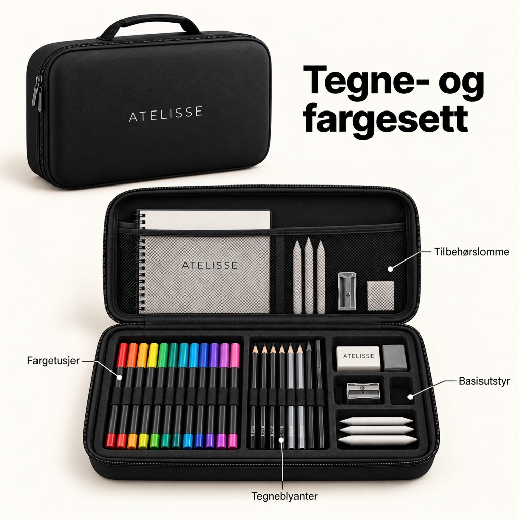 Tegne- og fargesett