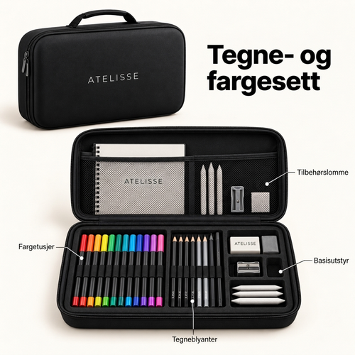 Tegne- og fargesett